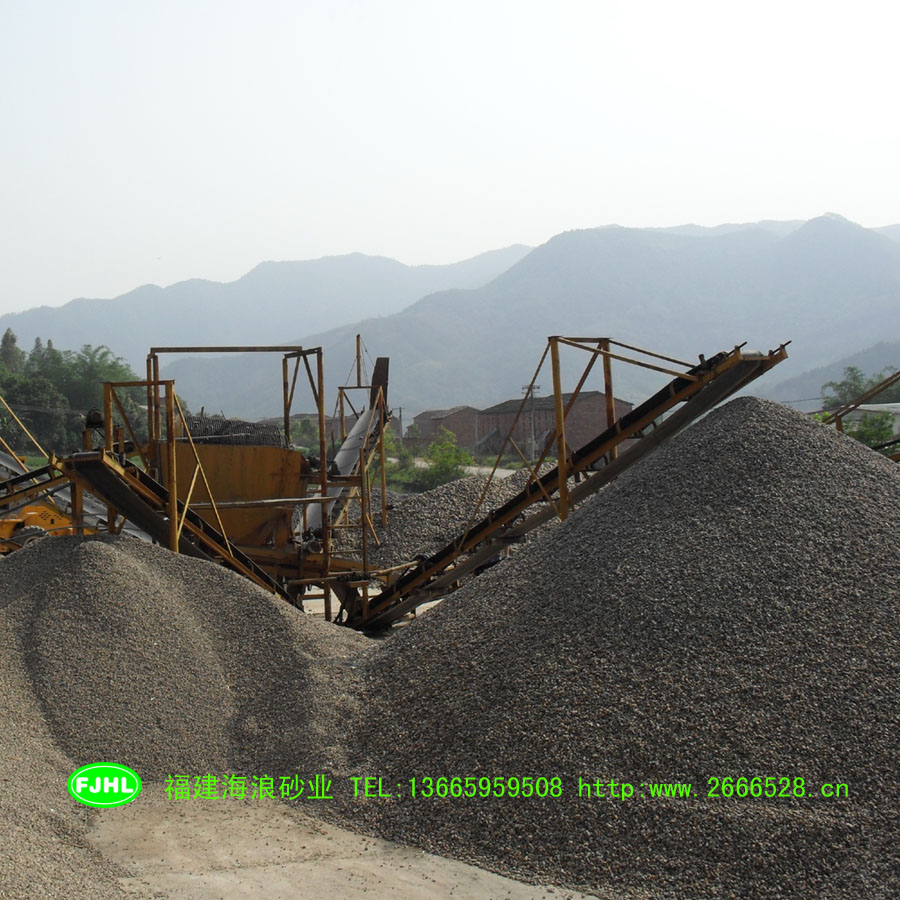 鵝卵石加工現場5